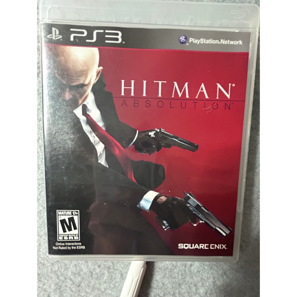 Hitman Absolution Sony PS3 PlayStation 3 Game Square Enix 2012 Complete-TESTED